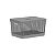 Cesto Organizador Grid c/Tampa 20L Chumbo (ref.CG350) - Imagem 5