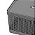 Cesto Organizador Grid c/Tampa 20L Chumbo (ref.CG350) - Imagem 2