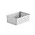 Cesto Organizador Rattan Branco 19 x 13 x 6,5 (ref.822) - Imagem 1