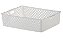 Cesto Organizador Quadratta GG - Branco - 34 x 27 x 9 (ref.889) - Imagem 1