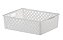 Cesto Organizador Quadratta G - Branco - 27 x 21 x 8 (ref.891) - Imagem 1