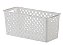 Cesto Organizador Quadratta P - Branco - 27 x 12 x 12 (ref.893) - Imagem 1