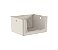 Cesto Organizador Flow c/ Abertura Frontal - Bege (ref.CFW1000BGF) - Imagem 1