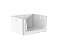 Cesto Organizador Flow c/ Abertura Frontal - Branco (ref.CFW1000BCF) - Imagem 1