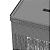 Cesto de Roupas Grid c/Tampa 49L Chumbo (ref.CG450) - Imagem 1