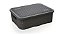 Cesto Organizador c/Tampa Rattan Baixo Preto P 3,2L (ref.259/P) - Imagem 1