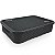 Cesto Organizador c/Tampa Rattan Baixo Preto G 7L (ref.261/P) - Imagem 1