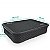 Cesto Organizador c/Tampa Rattan Baixo Preto G 7L (ref.261/P) - Imagem 2