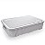 Cesto Organizador c/Tampa Rattan Baixo Branco G 7L (ref.261/B) - Imagem 1