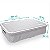 Cesto Organizador c/Tampa Rattan Baixo Branco G 7L (ref.261/B) - Imagem 2