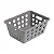 Cesto Organizador One Pequeno Warm Gray 1,5 L - Imagem 1