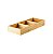 Organizador de Gaveta Bambu 03 Nichos Keep (ref.OGB1200BMB) - Imagem 1