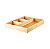 Organizador de Gaveta Bambu 04 Nichos Keep (ref.OGB1300BMB) - Imagem 1