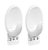 Gancho Multiuso Oval c/Adesivo - Kit 2 peças M (ref.OR30112) - Imagem 1