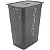 Cesta De Roupas Com Tampa 47 Litros Chumbo (ref.CO570) - Imagem 1