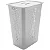 Cesta De Roupas Com Tampa 47 Litros Branco (ref.CO570) - Imagem 1