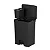 Lixeira com Pedal Trium 46L + 4L Preto (ref. LX4450) - Imagem 1