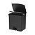 Lixeira com Pedal Trium 20 Litros Preto (ref. LX4200) - Imagem 1