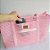 Bolsa de Praia Treliça - Rosa Bebê - Imagem 2