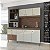 Cozinha Completa Madri Indekes Nogal/Off White 53x180x195 - Imagem 1