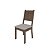 Conj. Mesa 4 Cadeiras New Charm Noce/Off White 80x110x76 - Imagem 3