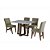 Conjunto Mesa Sala De Jantar Athenas 4 Cadeiras Retangular Cedro/Off - Imagem 2