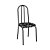 Mesa Retangular 4 Cadeiras Preta Fabone Genebra 100x60x75 - Imagem 4