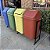Conjunto de 4 Lixeiras Plásticas Coleta Seletiva 100L - Imagem 2