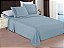 Jogo de Cama Duquesa Azul 100% Poliéster Gold Home - Imagem 1