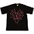 CAMISETA HEART BLACK PINK - Imagem 1
