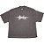 CAMISETA BOXY LOGO TRASH ESTONADA - Imagem 1