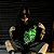 CAMISETA SKULL GREEN PRETA - Imagem 4