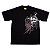CAMISETA SKULL RED PRETA - Imagem 1