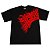 CAMISETA SIDE LOGO BLACK RED - Imagem 1