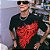 CAMISETA SIDE LOGO BLACK RED - Imagem 2