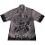 CAMISA DE BOTAO TRIPLE SKULL CINZA - Imagem 1