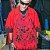 CAMISA DE BOTAO TRIPLE SKULL VERMELHA - Imagem 6