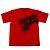 CAMISETA SIDE LOGO VERMELHA - Imagem 1
