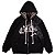 MOLETOM ZIPER RAMOS BLACK - Imagem 1