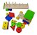 Carreta Montessori de Madeira MDF com Formas Geométricas – Brinquedo Educativo Infantil para Coordenação Motora, Raciocínio Lógico e Criatividade – Pintura Atóxica, Certificação INMETRO, 47x10x14cm - Imagem 4
