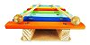 Xilofone Infantil Pedagógico 7 Notas Colorido C/ 2 Baquetas - Imagem 4