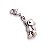 Pingente Swarovski formato urso - Imagem 1