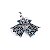 Pingente Swarovski formato morcego - Imagem 2