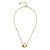 Colar Dourado Pingente Cristais Coloridos SWAROVSKI - Imagem 1
