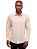 Camisa Linho Manga Longa Bege Ville de France - Imagem 1