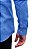Camisa Manga Longa Slim Algodão Damero Azul Celeste Aramis - Imagem 5