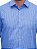 Camisa Manga Longa Slim Algodão Damero Azul Celeste Aramis - Imagem 3