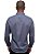 Camisa Manga Longa Slim Bambu Maquinetado Cinza Docthos - Imagem 3