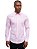 Camisa Manga Longa Slim Rosa Xadrez Ville de France - Imagem 1