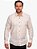 Camisa Manga Longa Slim Xadrez Bege Docthos - Imagem 1
